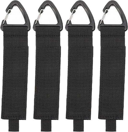 Extension Cord Storage 4 Pieces Heavy-Duty Workshop Organizer Extension Cord Wrap Holder with Triangular Buckle for Workshop Garage Maintenance Warehouse Utility Room Basement Shed Closet