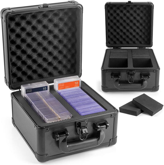 Graded Card Storage Box, Top Loaders Storage Boxes, PSA Card Slab Holder Storage Case for Trading Cards & Sports Cards