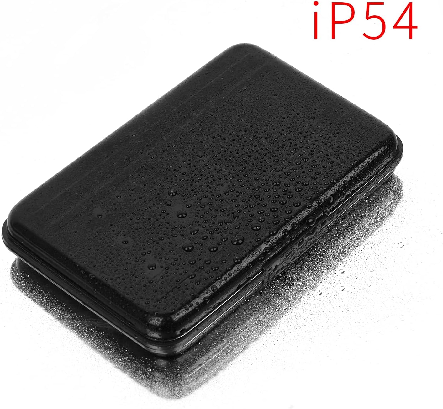Aluminum Shock Resistant Carrying Box Holder Memory Card Storage Box Case Holder 8 Slots for SD SDHC MMC Micro SD TF Cards (Black)