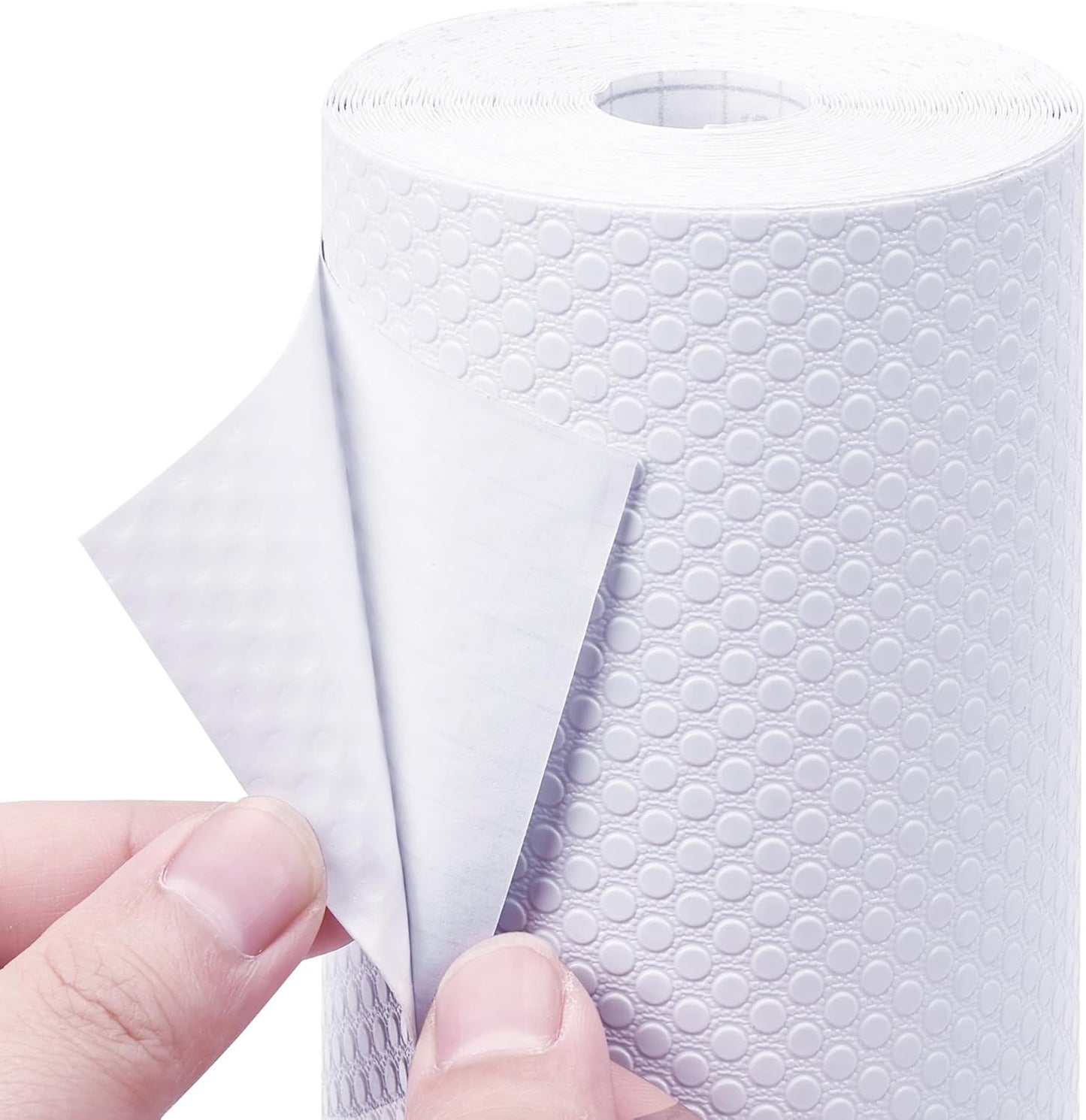 Cabinet Shelf Liner Peel and Stick: 11 Inch Wide White Contact Paper - Self Adhesive Non-Slip Waterproof Drawer Liners - Easy to Cut Removable Cupboard Mats for Pantry Countertops, 11 in x 24 FT