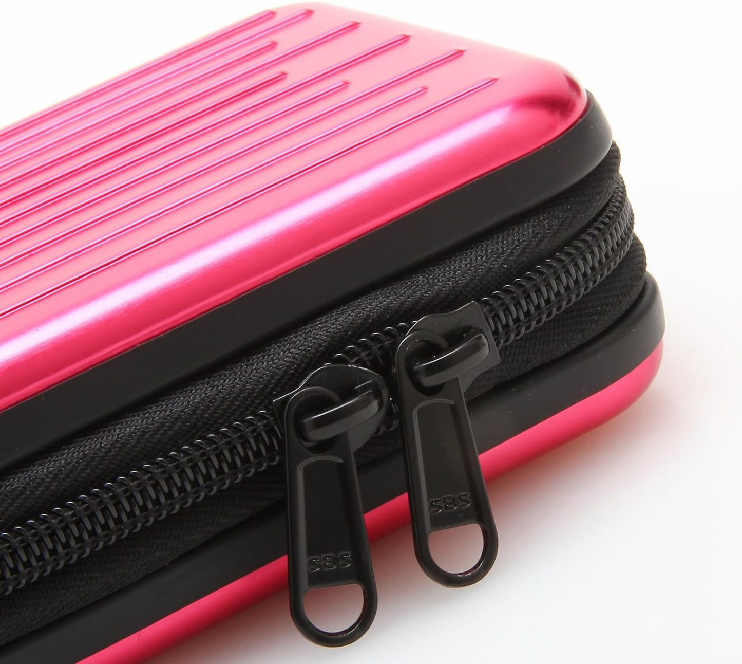KAYOND Anti-Shock Silver Aluminium Carry Travel Protective Storage Case Bag for 2.5" Inch Portable External Hard Drive HDD USB 2.0/3.0 (Red)