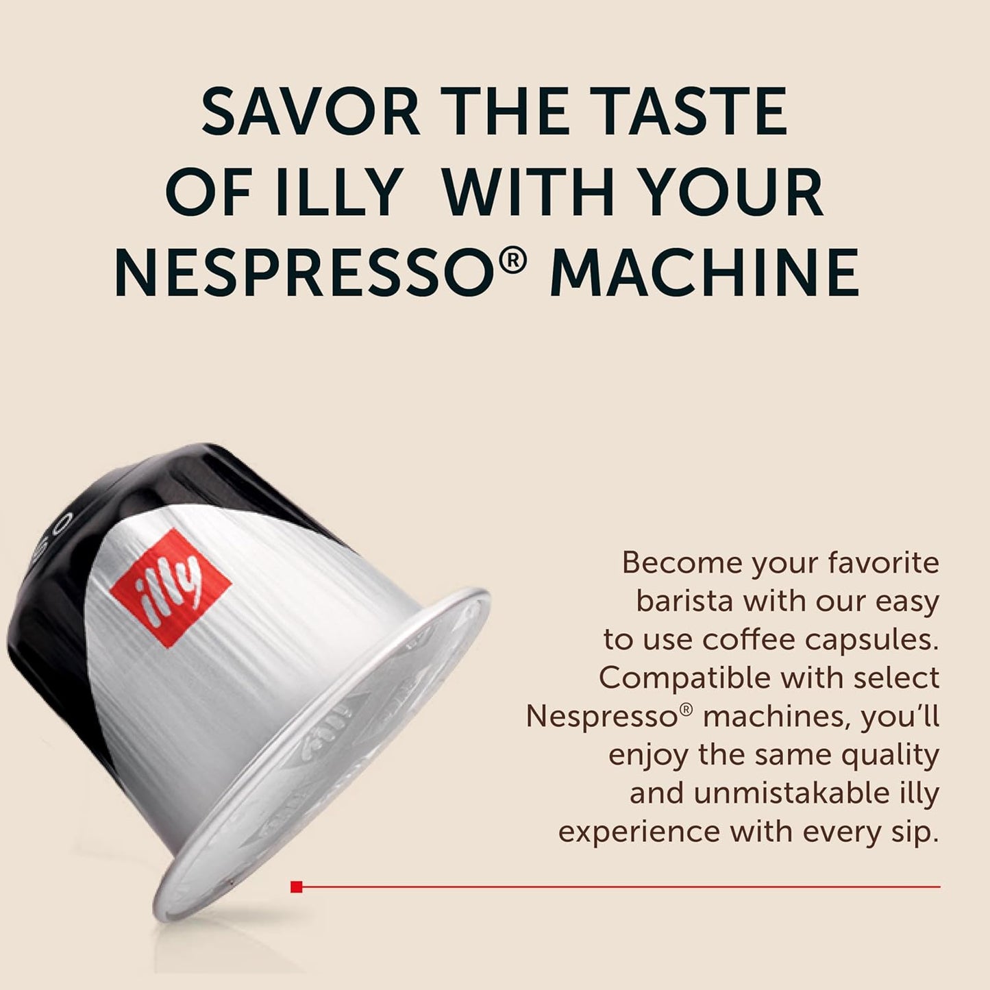 illy Aluminum Espresso Capsules - Compatible with Nespresso Machines - Forte Extra Bold Roast Coffee- Rich & Strong Flavor - Notes of Dark Chocolate - Single Serve Capsules - 10 Count (Pack of 5)