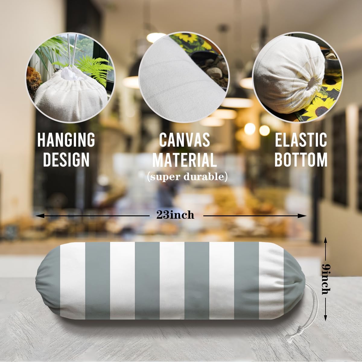 Strips Plastic Bag Holder, Reusable Grocery Garbage Car Trash Bags Holder, Wall Mount Plastic Bags Organizer, Kitchen Housewarming Gift for Women, Kitchen Pattern Garbage Bag 57