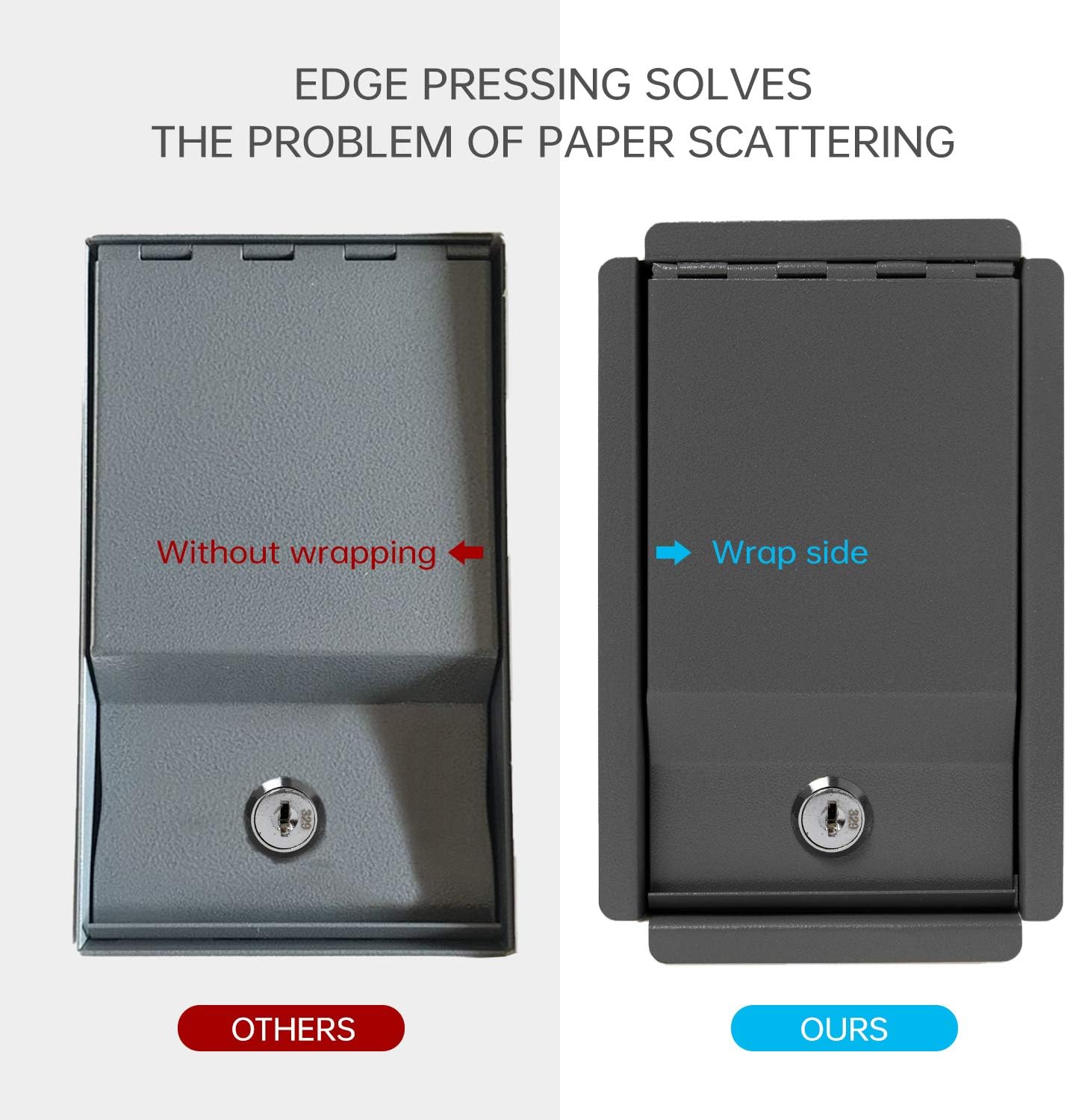 Real Paper Transfer Book Safe, Hollow with Secret Hidden Compartment, Key Lock, 8.7"×6"×2" (Les Miserables-Key)