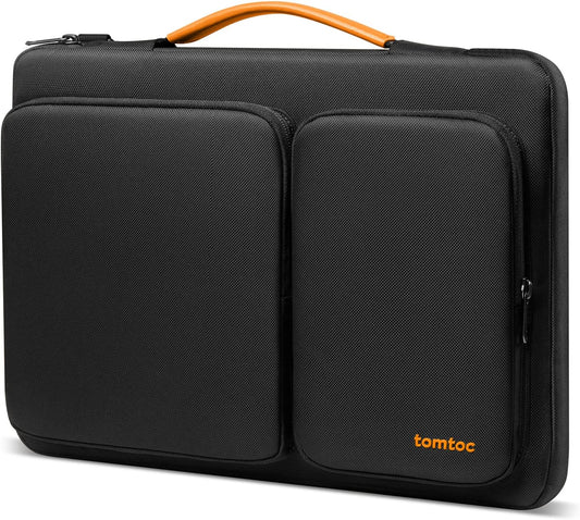 tomtoc 360 Protective Laptop Case for 16-inch MacBook Pro M4/M3/M2/M1 2024-2019, Water-Resistant Laptop Sleeve Bag for Dell XPS 16 Plus, The New Razer Blade 16