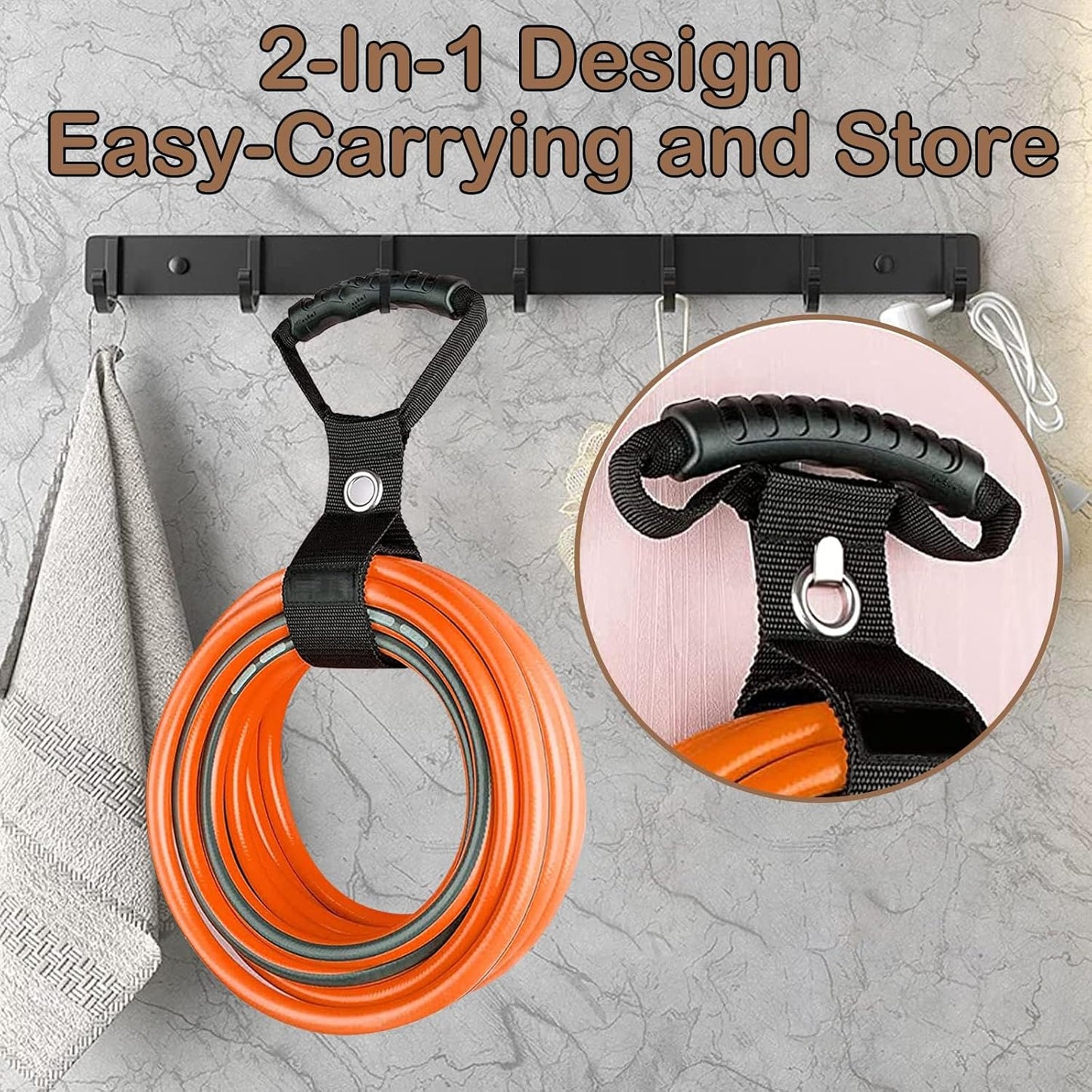 Swingers Extension Cord Holder，28 inch Heavy-Duty Storage Straps With 6 Pack,Cable Straps For Tools, Hoses, Rope, Rv, Workshop and Garage Organization (6)
