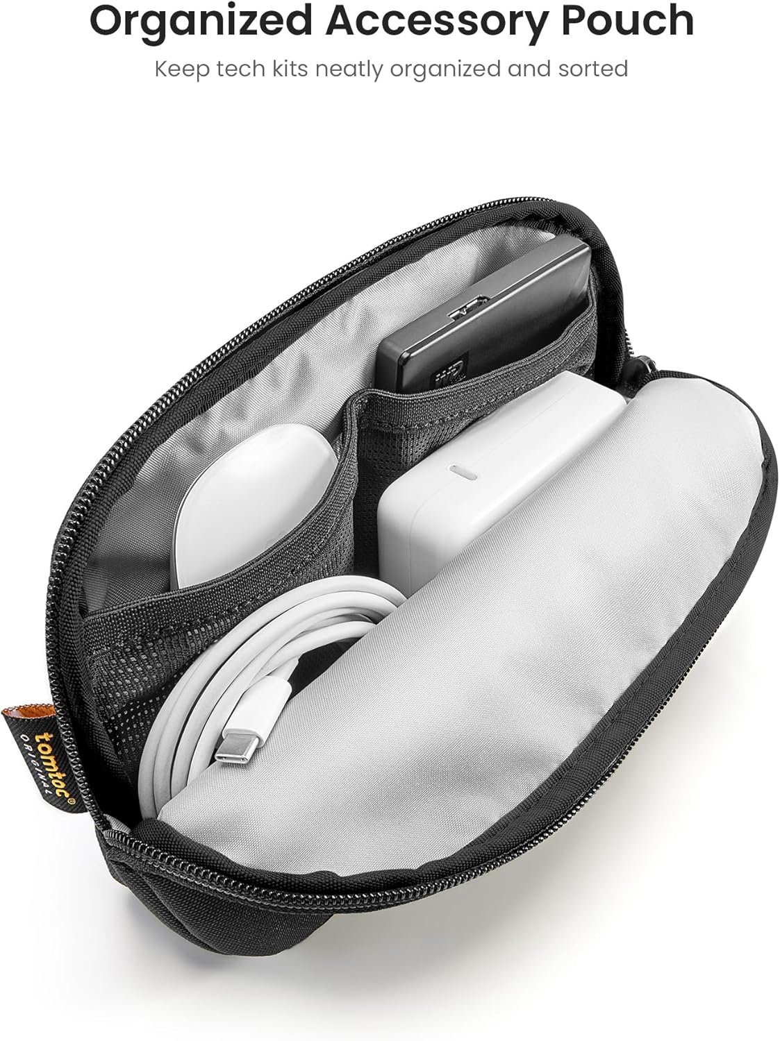 tomtoc 360 Protective Laptop Sleeve Set for 14-inch MacBook Pro M5/M4/M3/M2/M1 Pro/Max A3434 A3112 A3401 A3185 A2992 A2918 2025-2021, Water-Resistant MacBook Case Bag with Organized Accessory Pouch