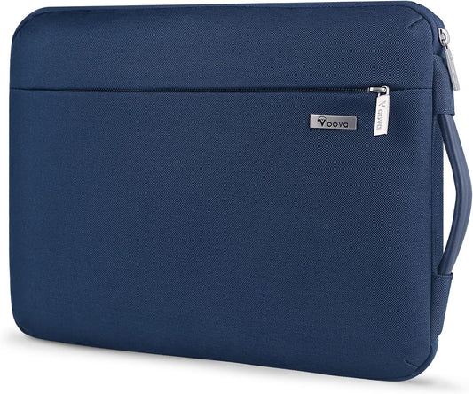 Voova Laptop Sleeve Case 15.6 16 Inch with Handle, 360° Protective Waterproof Slim Computer Bag Cover Compatible with MacBook Pro M2/M3/M4 16, HP Acer Lenovo Yoga ThinkPad Asus Laptop, Blue