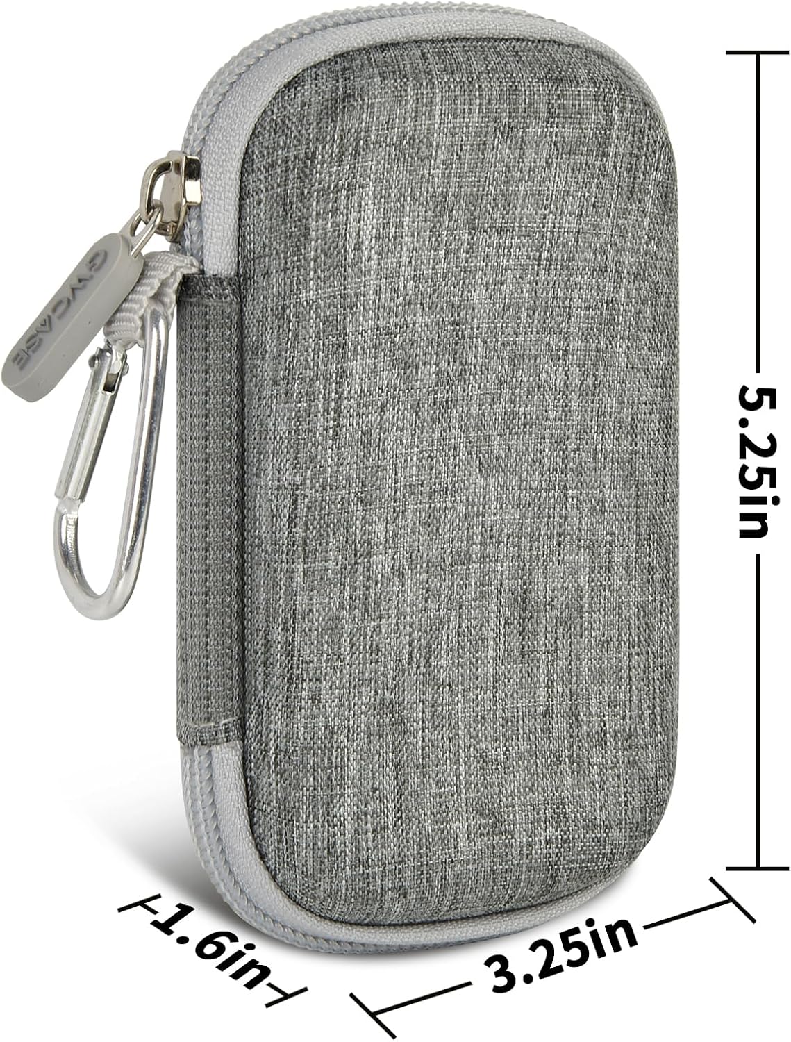 Hard Case Compatible with SanDisk Extreme PRO 500GB 1TB 2TB 4TB Portable External SSD. Carrying Travel Holder for Crucial X8 Solid State Drive (Box Only)-Grey