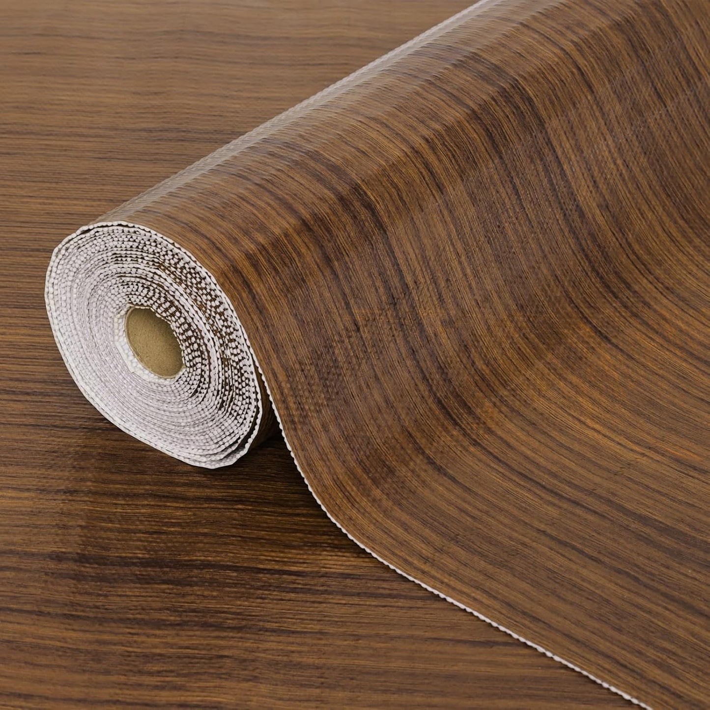 Drawer Shelf Liner for Kitchen Cabinets, Non Adhesive Slip Resistant Shelf Paper Easy to Clean, Strong Grip Thickened Waterproof Washable Mats for Pantry Shelves, Cupboard, Wood Grain, 24 in x 30 FT