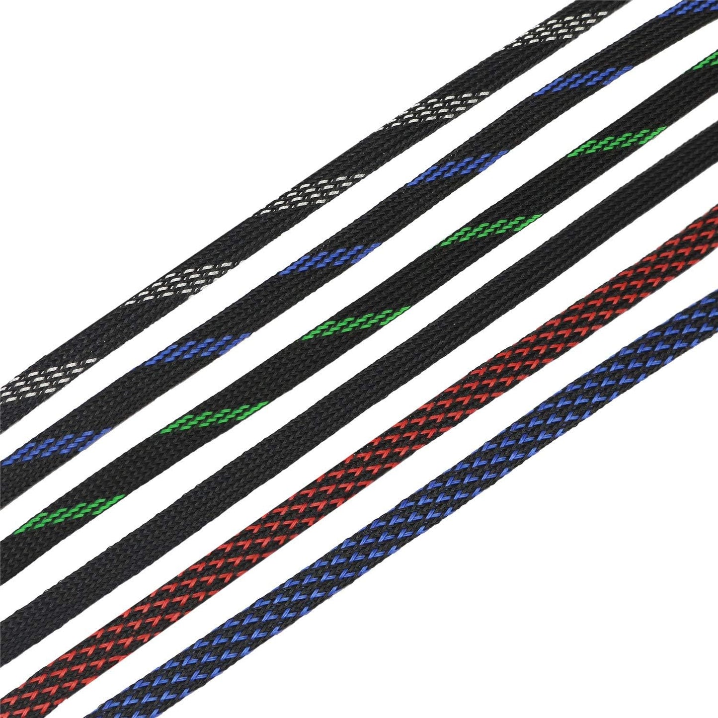 30ft PET Expandable Sleeving Wire Cable Sleeve (3/5", Black)