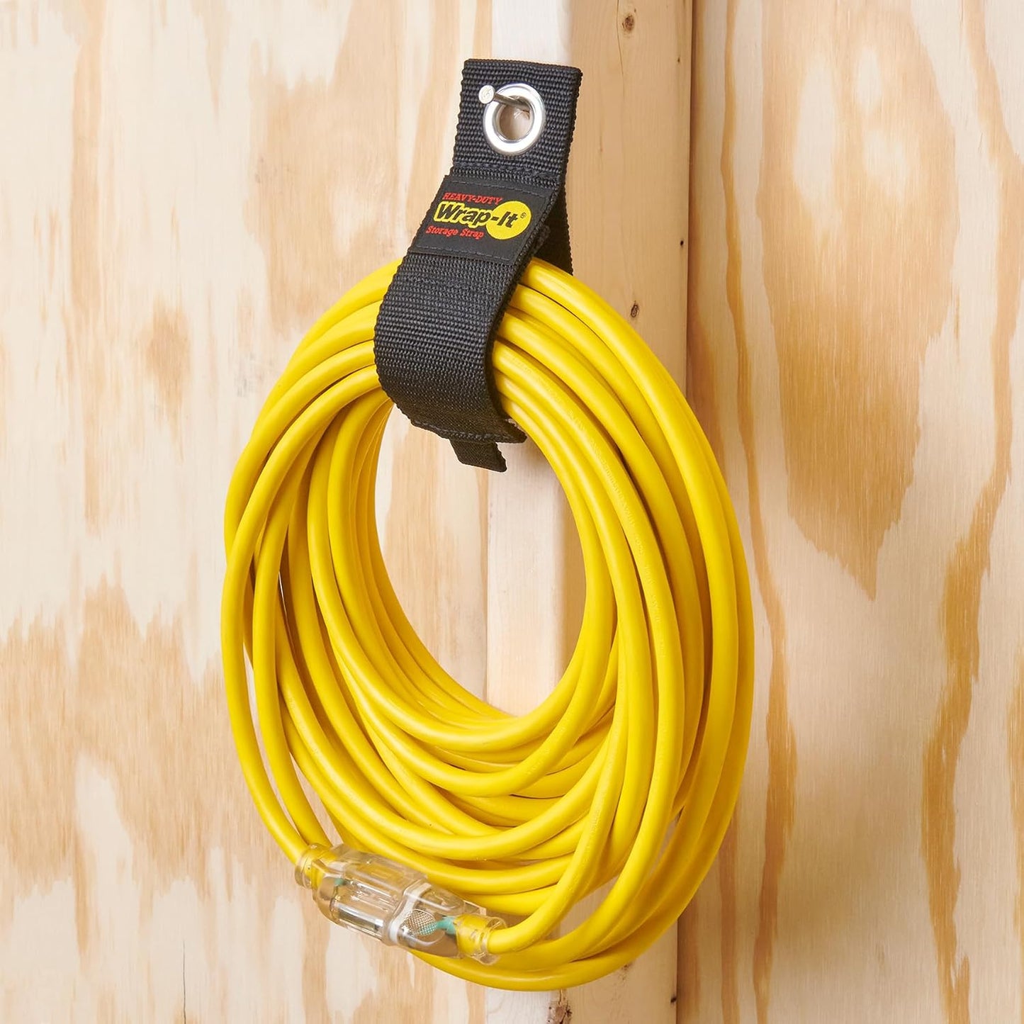 Heavy-Duty Wrap-It Storage Straps - 13" (6-Pack) Silver - Garage Organizer and Extension Cord Hanger for Garage Gadgets