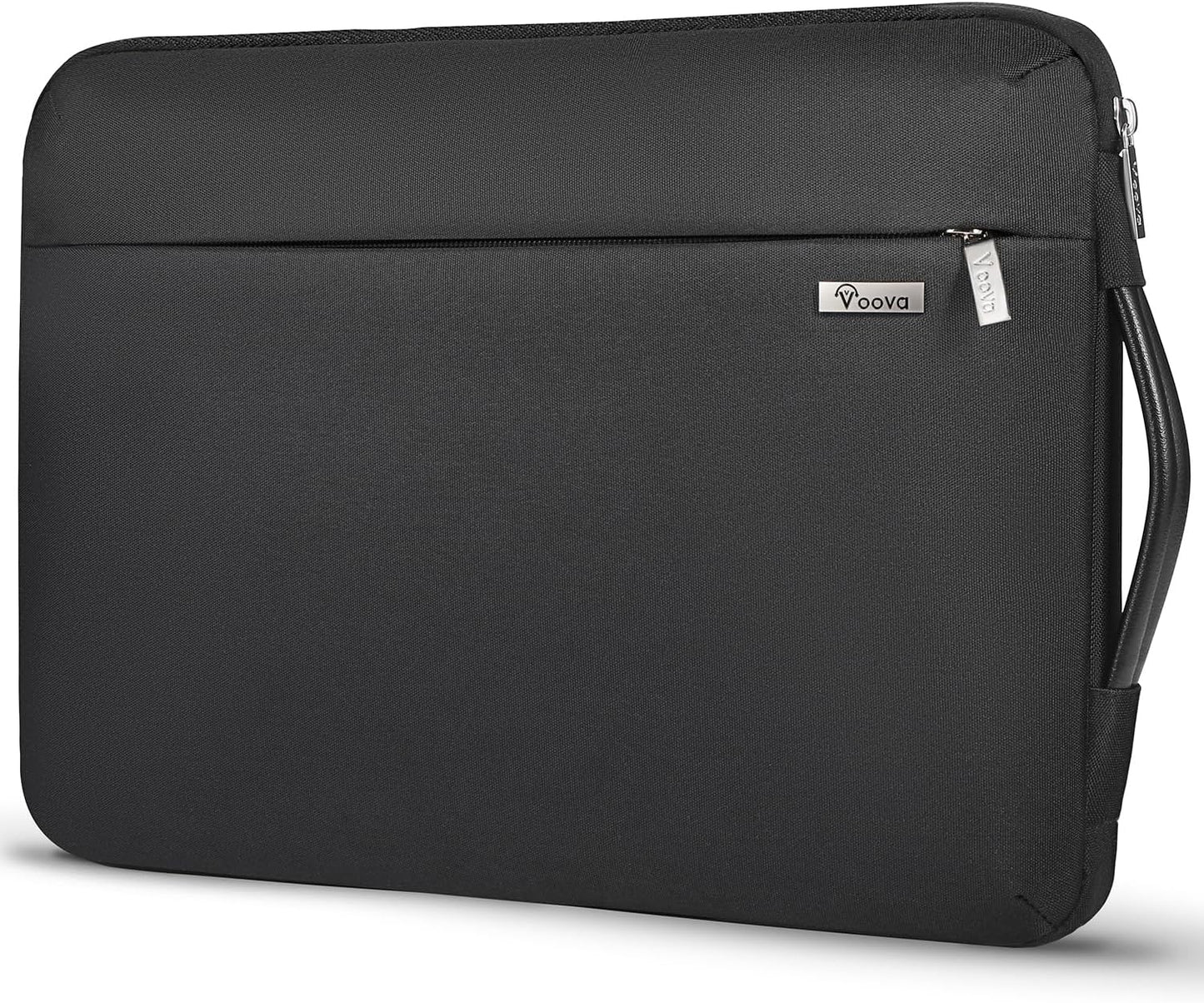 Voova Laptop Sleeve Case 13 13.6 Inch with Handle, 360°Protective Waterproof Slim Computer Bag Cover Compatible with MacBook Air 13 M1/M2/M3/M4 2020-2024, MacBook Pro 13, IPad Air/Pro 13, Black