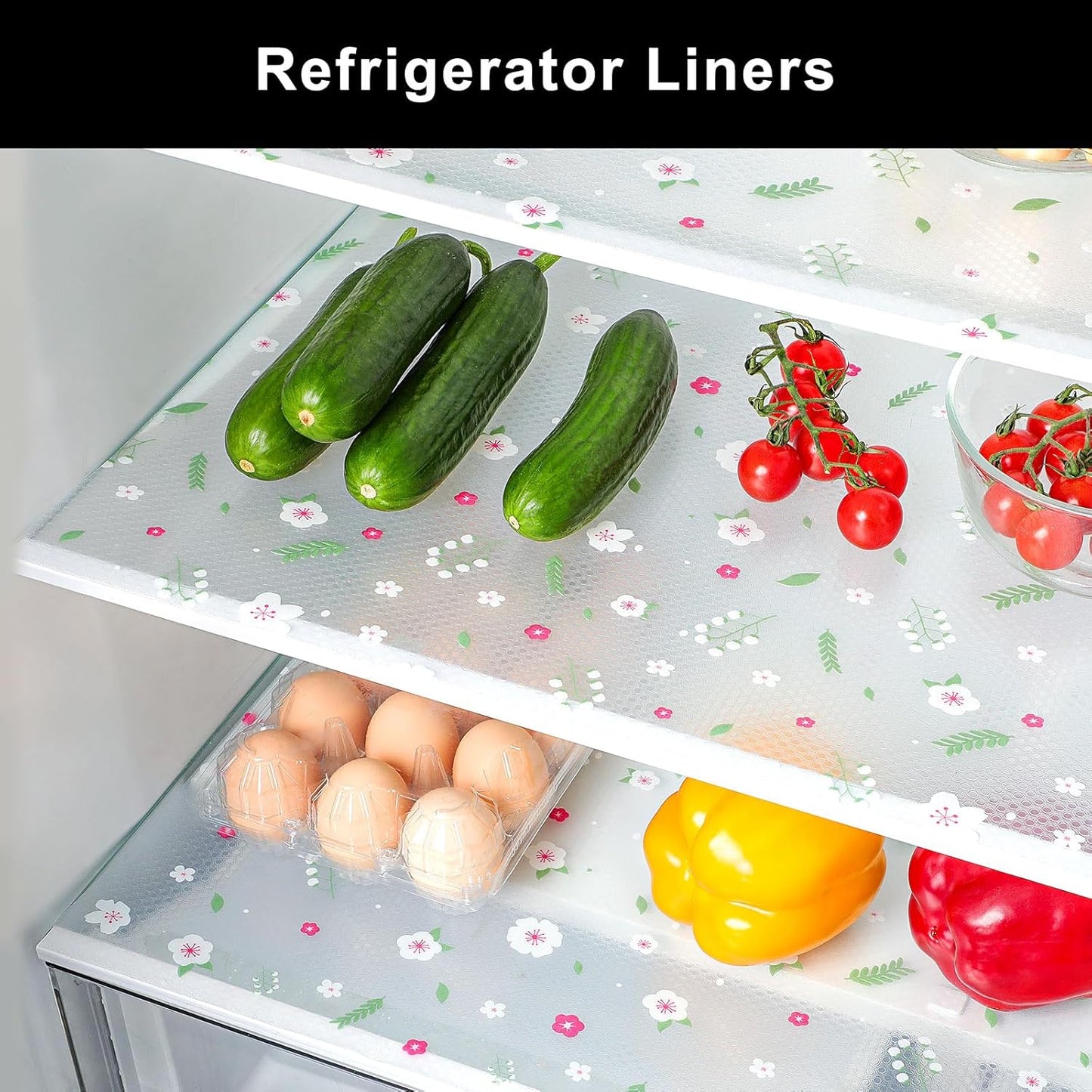 Cooyes Shelf Liner – Premium Non-Adhesive Cabinet & Drawer Liner for Kitchen – Waterproof Shelf Paper with Modern Pattern – Durable EVA Cabinet Mat – Easy to Cut (23.6" W x 236" L)