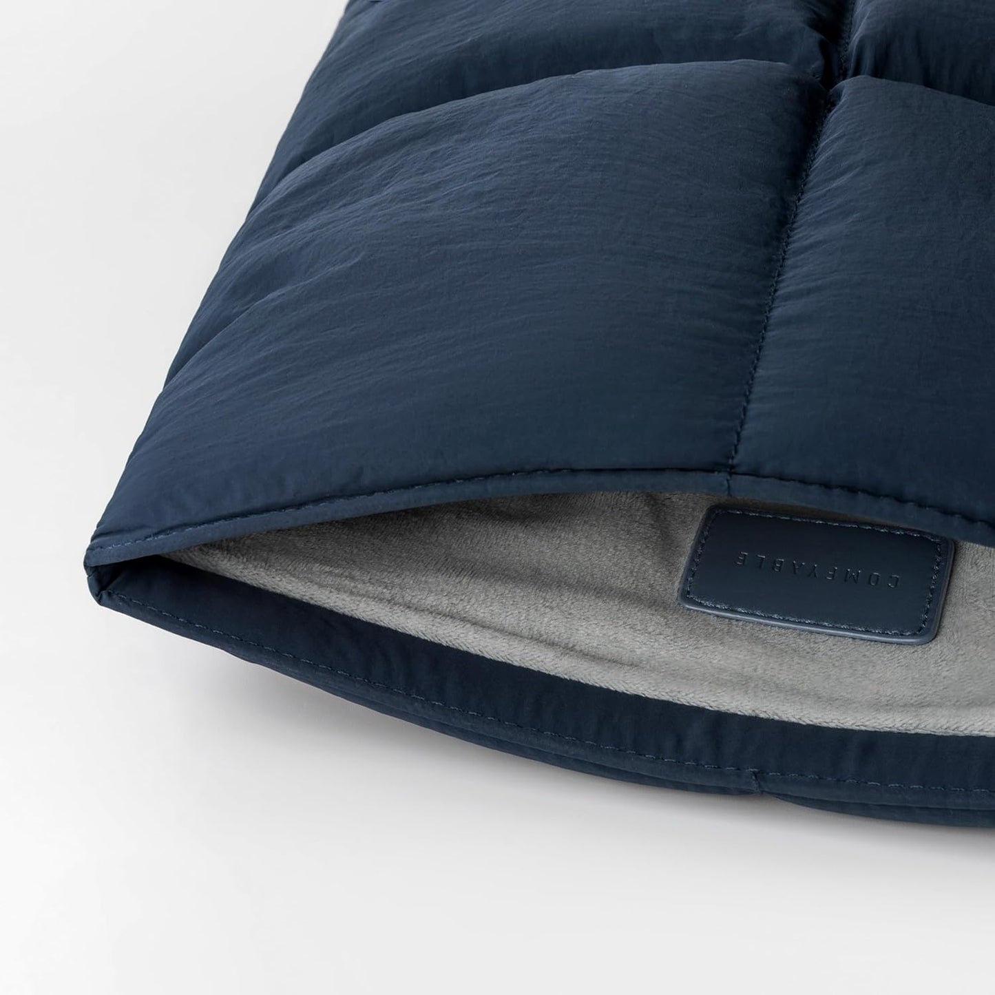 Comfyable Puffy Laptop Sleeve 15 Inch 16 Inch, Quilted Puffer Laptop Carrying Case, Pillow Pouch Compatible for MacBook Air 15 in M4 2025 & MacBook Pro 16 in M4 2024, Dark Blue