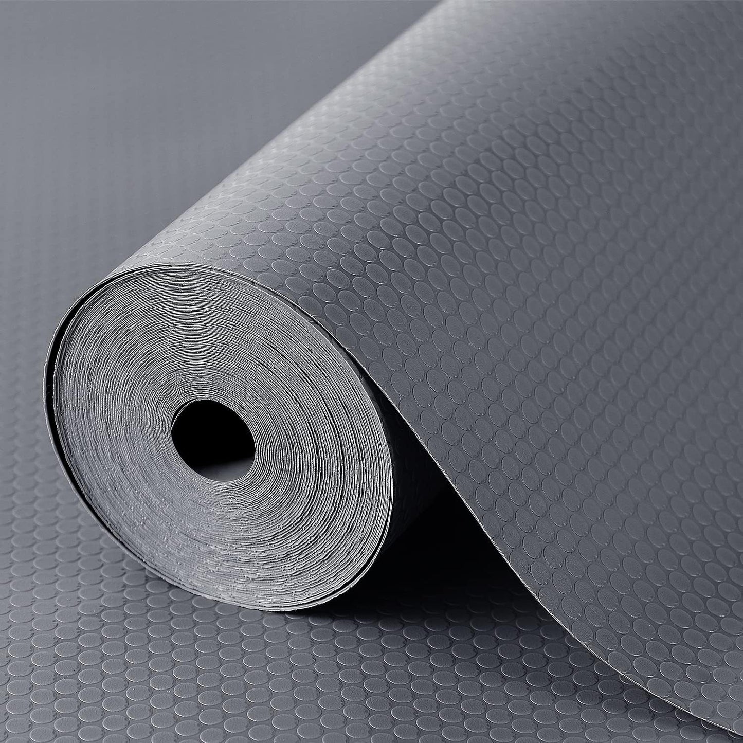 Shelf Liners for Kitchen Cabinets, Waterproof and Oil-Proof Kitchen Cupboard Liner, Refrigerator Liners and Plastic Drawer Mats Non Adhesive Shelves, Fridge - Gray 11.8 x 118 Inches