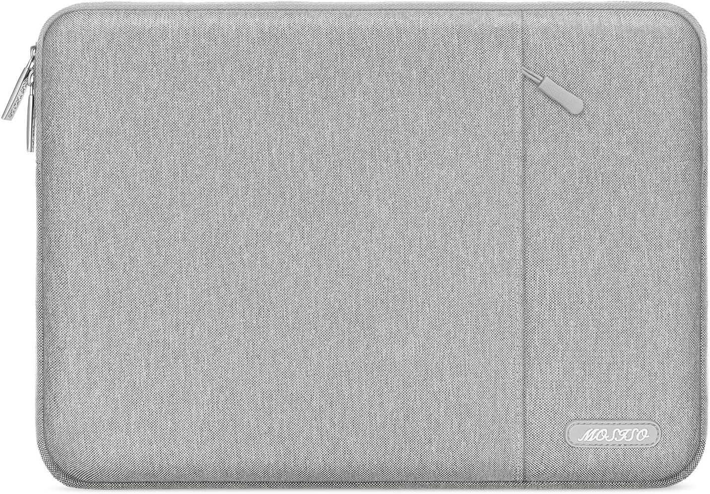 MOSISO Laptop Case 14 inch, 14 inch Laptop Sleeve Compatible with HP Lenovo Dell ASUS Acer, HP Stream, Dell Latitude, Lenovo IdeaPad, Polyester Vertical Computer Sleeve Bag with Pocket, Gray