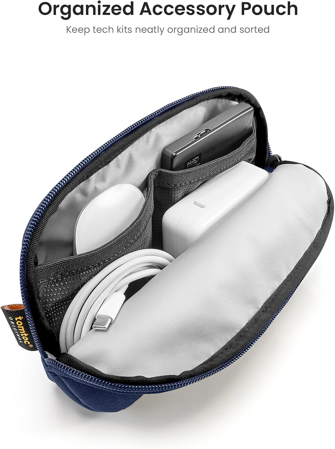 tomtoc 360 Protective Laptop Sleeve Set for 14-inch MacBook Pro M5/M4/M3/M2/M1 Pro/Max A3434 A3112 A3401 A3185 A2992 A2918 2025-2021, Water-Resistant MacBook Case Bag with Organized Accessory Pouch