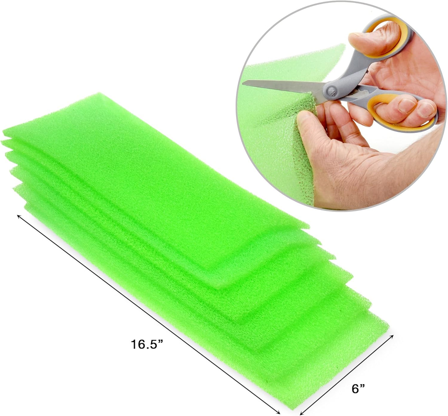 Dualplex® Fruit & Veggie Life Extender Liner for Fridge Refrigerator Drawers, 6 x 16.5 Inches (6 Pack) – Extends The Life of Your Produce & Prevents Spoilage