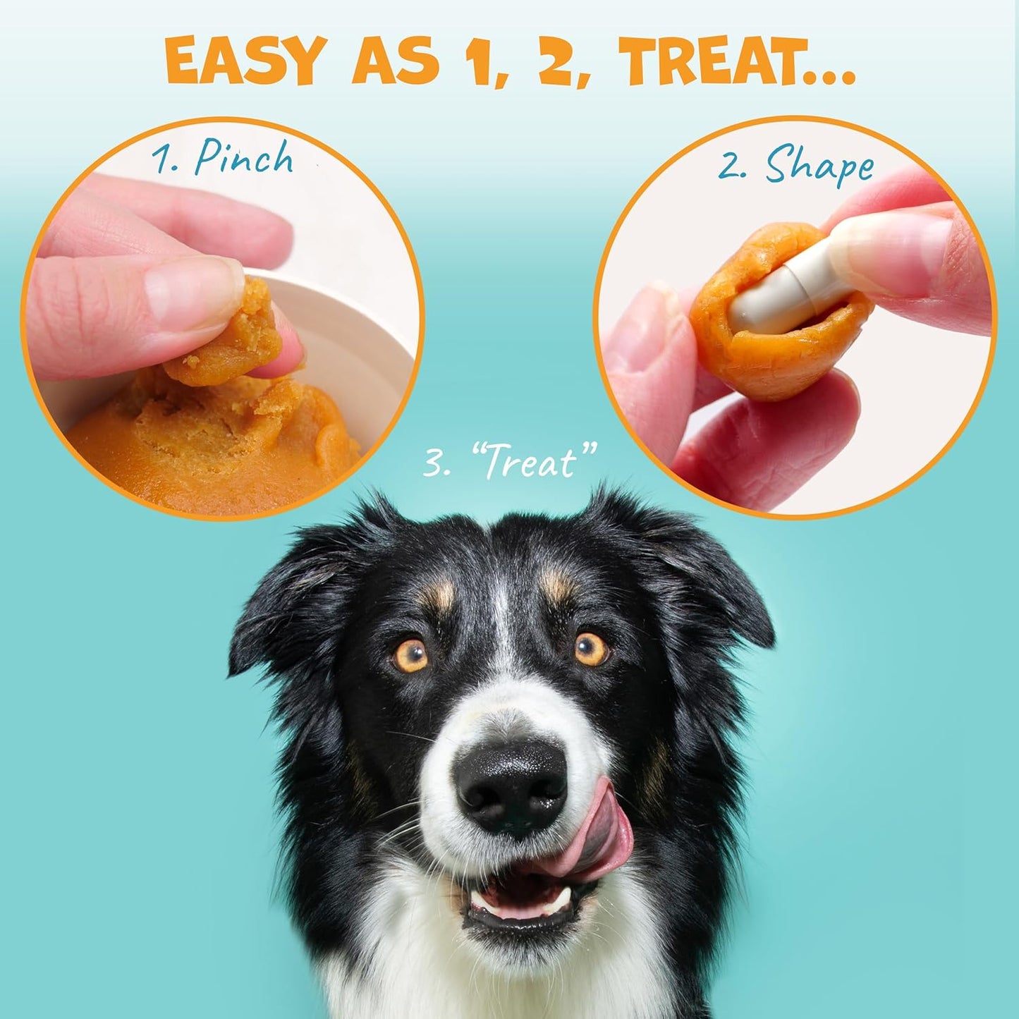 Flavor-Doh - Flavored Pill Wrap for Dogs to Hide Capsules and Create Pill Treats for Dogs - Easy-to-Use Treat Paste for Pet Medication - Peanut Butter (8oz)