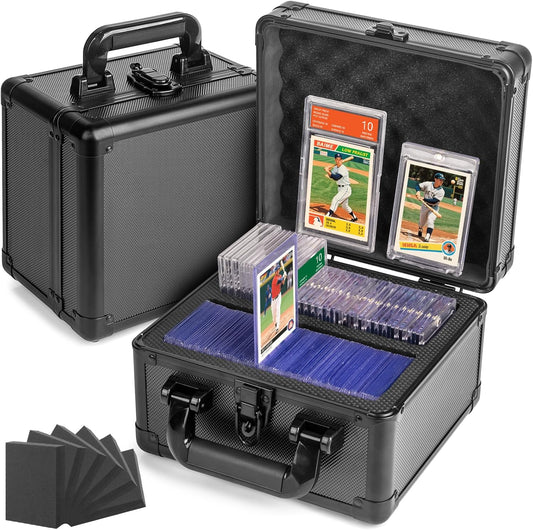 Pulchra Graded Card Storage Box, Top Loaders Case, Sports Trading Box, Slab PSA MTG CSG SGC Magnetic Holder, Waterproof Carrying Case, Collector Storage Boxes
