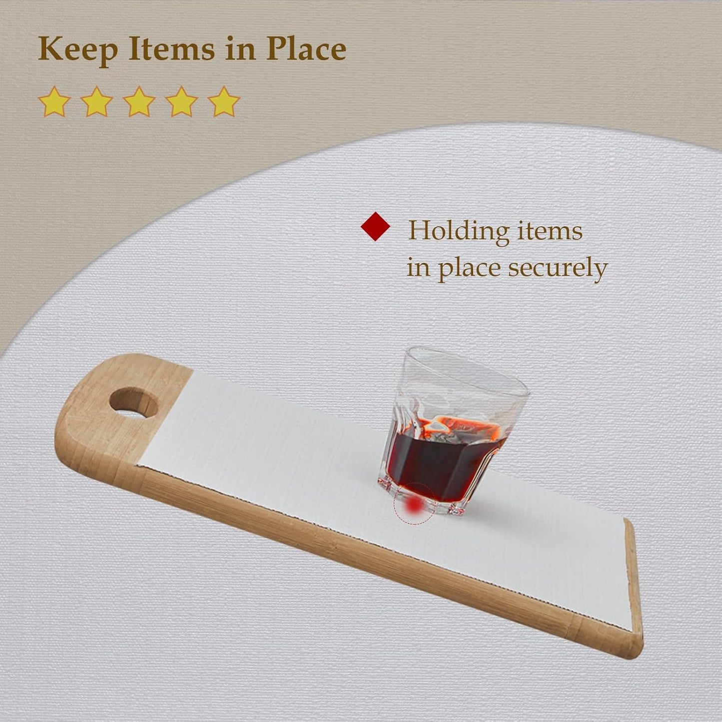 Moriah Shelf Liner for Kitchen Cabinet Non-Adhesive, Thickened Drawer Liner No Slip for Dresser Waterproof Cabinet Paper Liner for Bathroom Shelves Protects Surfaces(White,24'' x 20')