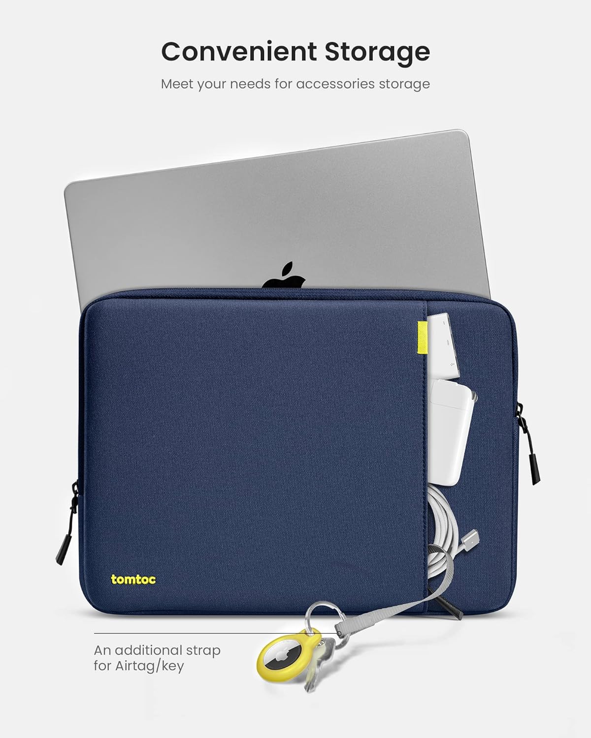 tomtoc 360° Protective Laptop Sleeve for 15.6-16 Inch Acer Aspire 1/3/5/7, Chromebook, Lenovo IdeaPad L3, HP Pavilion/Envy, ASUS Chromebook/VivoBook, Water-Resistant Notebook Accessory Bag Case