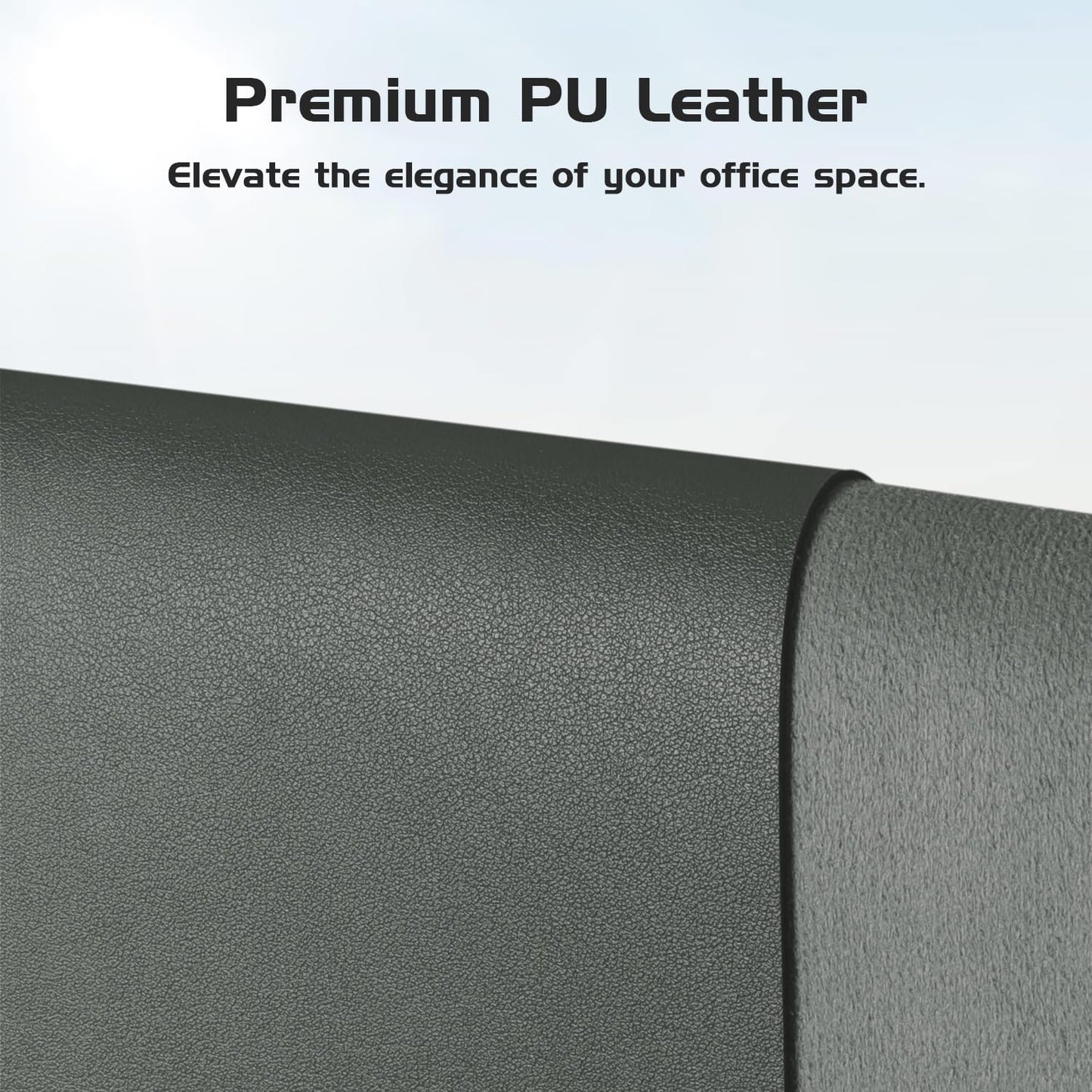 Aothia Leather Desk Pad Protector, Office Desk Mat, Large Mouse Pad, Laptop Desk Pad, Non-Slip PU Leather Desk Blotter, Waterproof Desk Writing Pad for Office and Home (Jungle Green, 47" x 24")