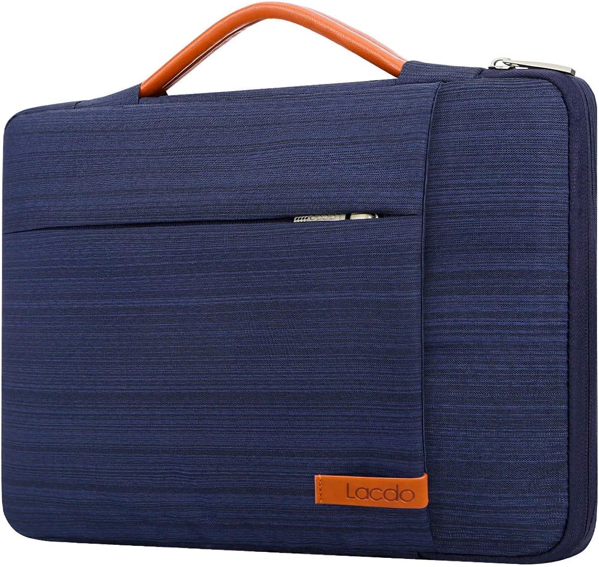 Lacdo 360° Protective Laptop Sleeve Case for 14 inch New MacBook Pro M5/M4/M3/M2/M1 Chips Pro Max A3434 A3112 A3401 A3185 A2918 A2992 2025-2021 | 13.8" Surface Laptop 7th Copilot+PC Computer Bag, Blue
