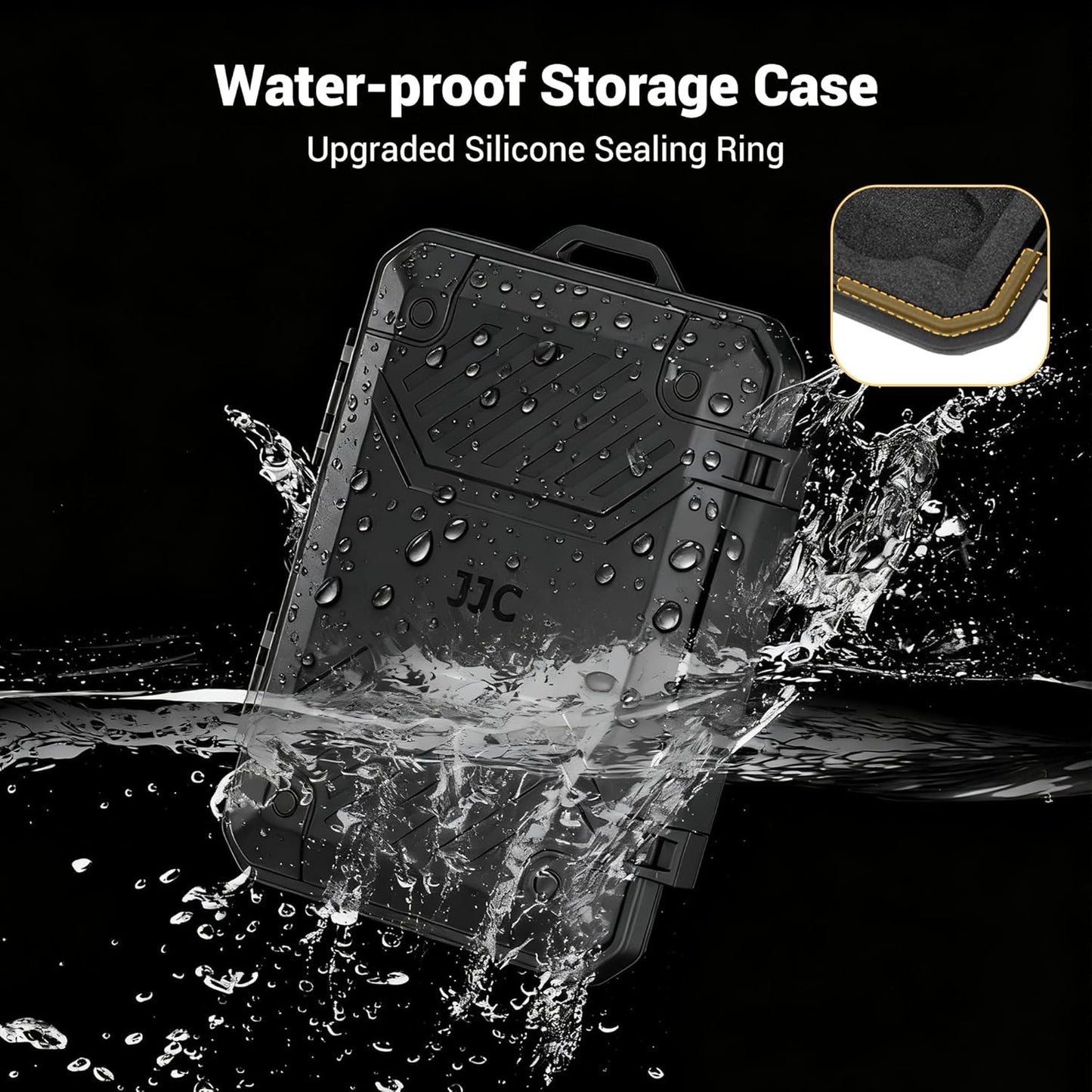 Small 18 Slots Memory Card Case for 8 SD 4 CFA 4 TF and 2 Nano SIM Cards, IP67 Waterproof Anti-Shock Anti-Dust, Compact Size & Portable SD SDHC SDXC CFexpress Type-A Card Holder Organizer Storage Box
