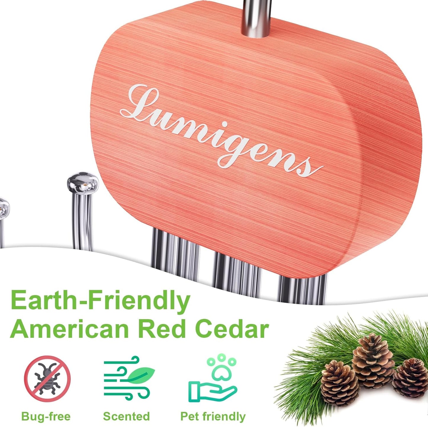 Cedar Wooden Belt Hanger, Belt Organizer for Closet,Rotatable Tie Rack,Belt Holder,Hanging Closet Storage Hook for Belt, Bra, Tank Top, Tie, Scarf, Purse, 3PCS