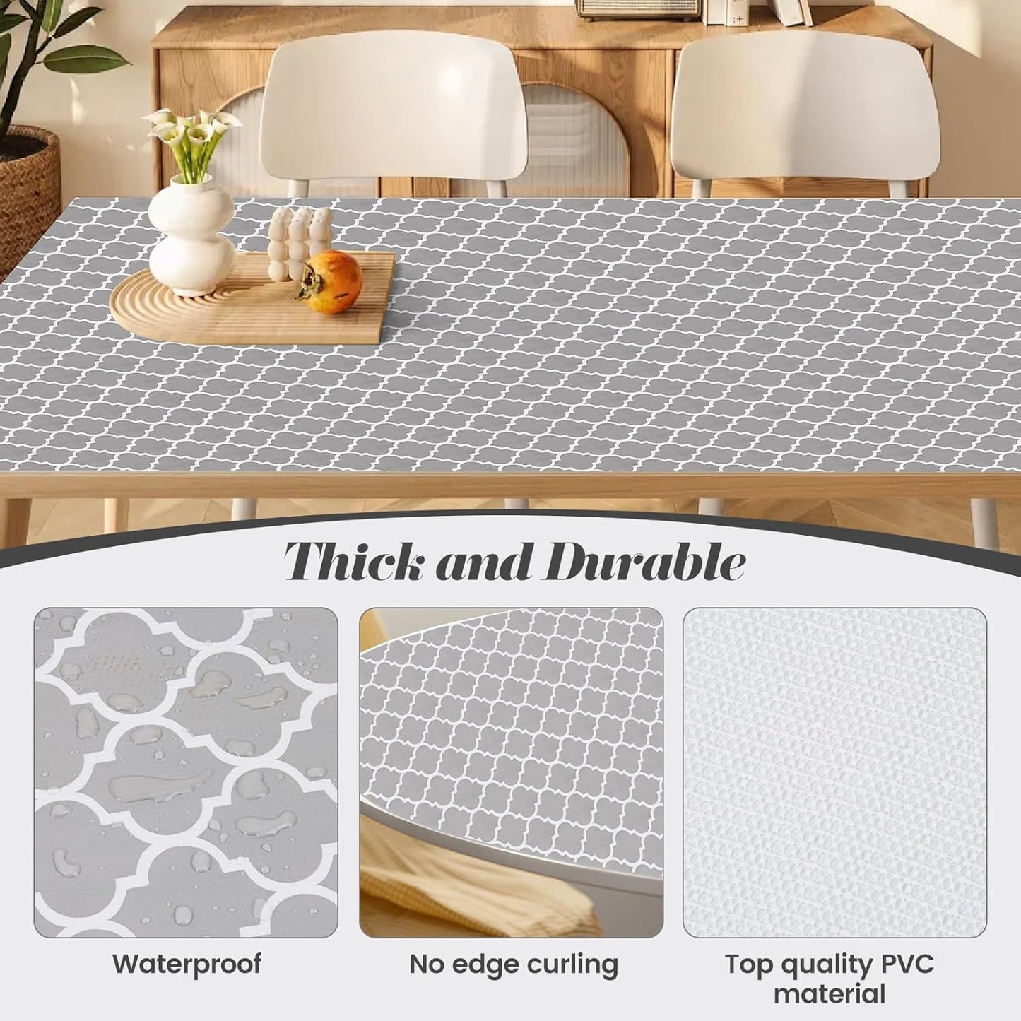 Drawer Shelf Liner for Kitchen Cabinets, Non Adhesive Slip Resistant Shelf Paper Easy to Clean, Strong Grip Thickened Waterproof Washable Mats for Pantry Shelves, Cupboard, Dresser, 17.5 in x 20 FT