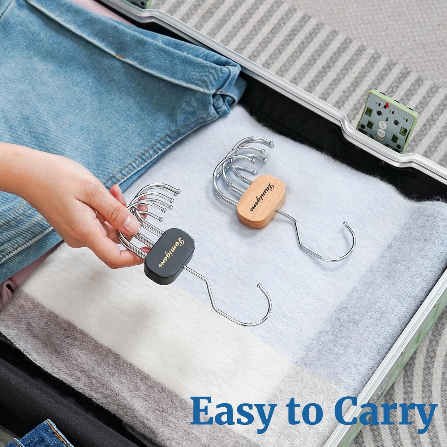 Belt Organizer for Closet,2PCS Tie Rack, Belt Tie Hanger for Closet,Tie Organizer for Men,Hanging Closet Organizer Hook for Belt, Bra, Tank Top, Tie, Scarf, Hat, Purse,Black