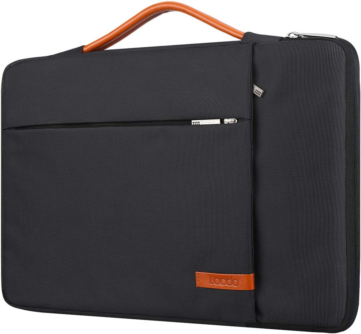 Lacdo 360° Protective Tablet Sleeve Case for 13-inch New iPad Pro M5 M4 2025-2024, 13 inch New iPad Air M3 M2 2025-2024, 12.9" iPad Pro 6 5 4 3 with Magic Keyboard Folio, Tablet Case Bag, Black