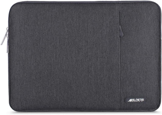 MOSISO Laptop Case 13.3 inch, 13-13.3 inch Laptop Sleeve Compatible with MacBook Air/Pro 13/Pro 14 M5 M4 M3 M2 M1, HP Dell ASUS Lenovo,Polyester Vertical Computer Sleeve Bag with Pocket, Space Gray