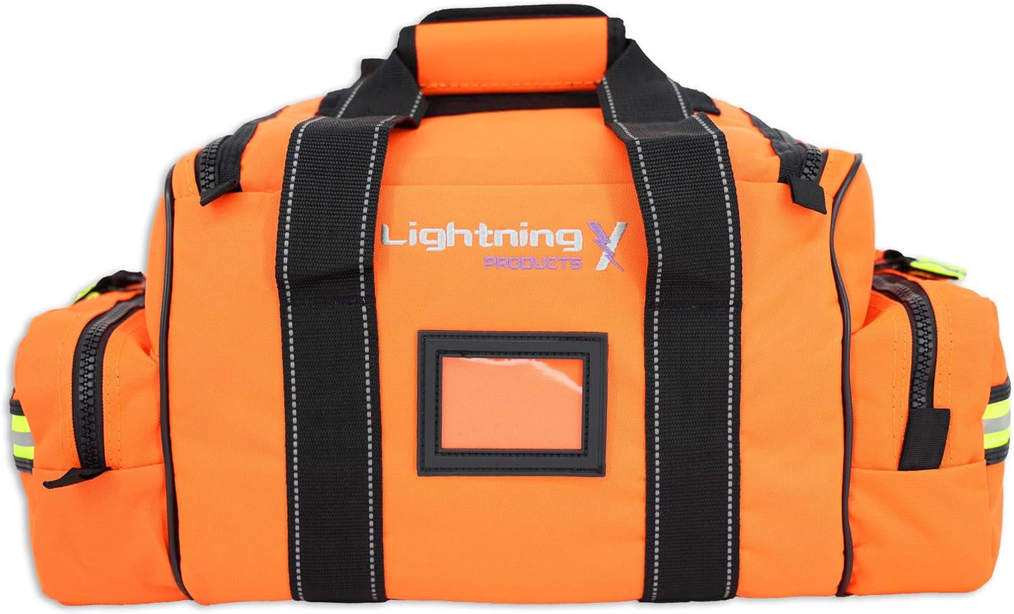 Lightning X Customizable Large EMT Medic First Responder EMS Trauma Jump Bag w/Embroidered Name - Orange