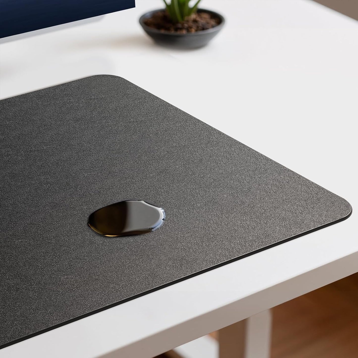 Jotsome Leather Desk Pad Mat, Non-Slip Desk Blotter Pad - Desk Protector for Office, Home, Laptop, and Desktop, Gift for The Holidays or Christmas (Sage, 24" x 14")