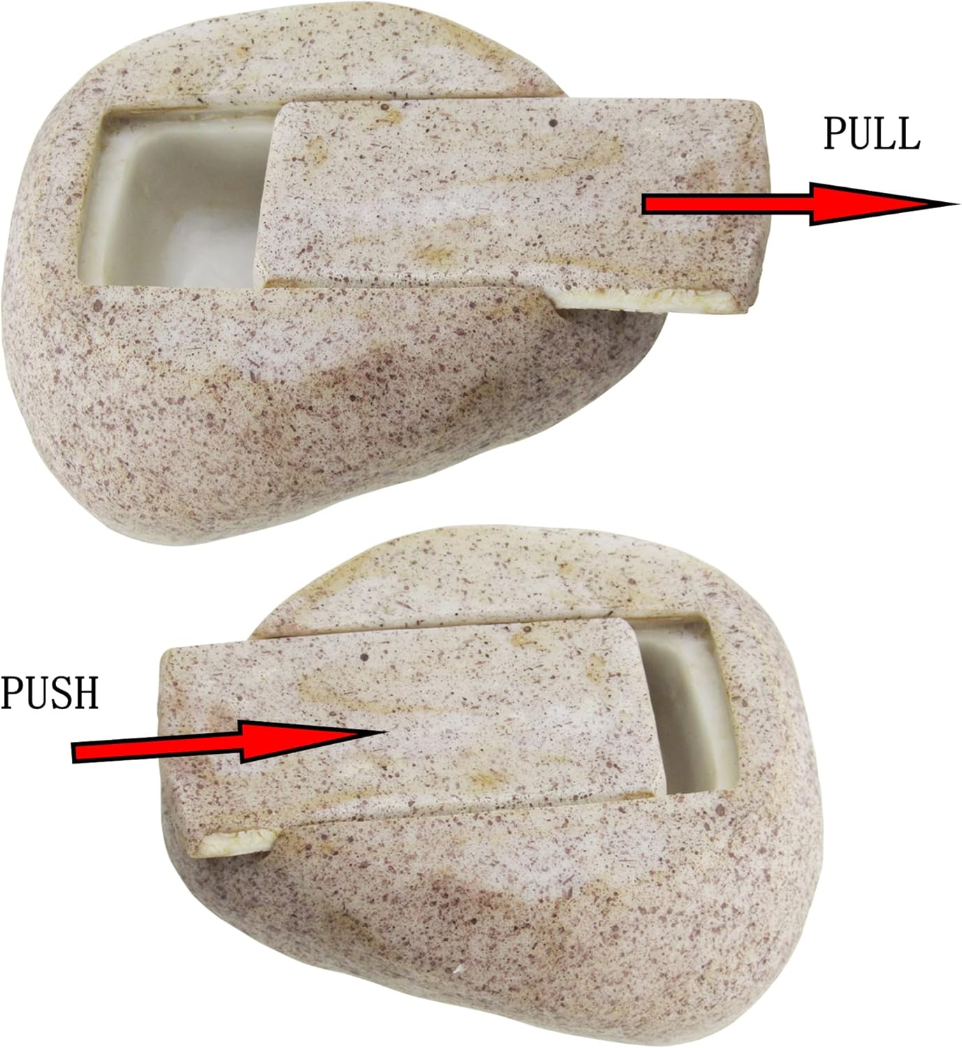 Fake Rock Key Hider Decoration Safe Holder For Outdoor Yard Garden Large Size Design Hide A House Spare Key Lock Box For Outside