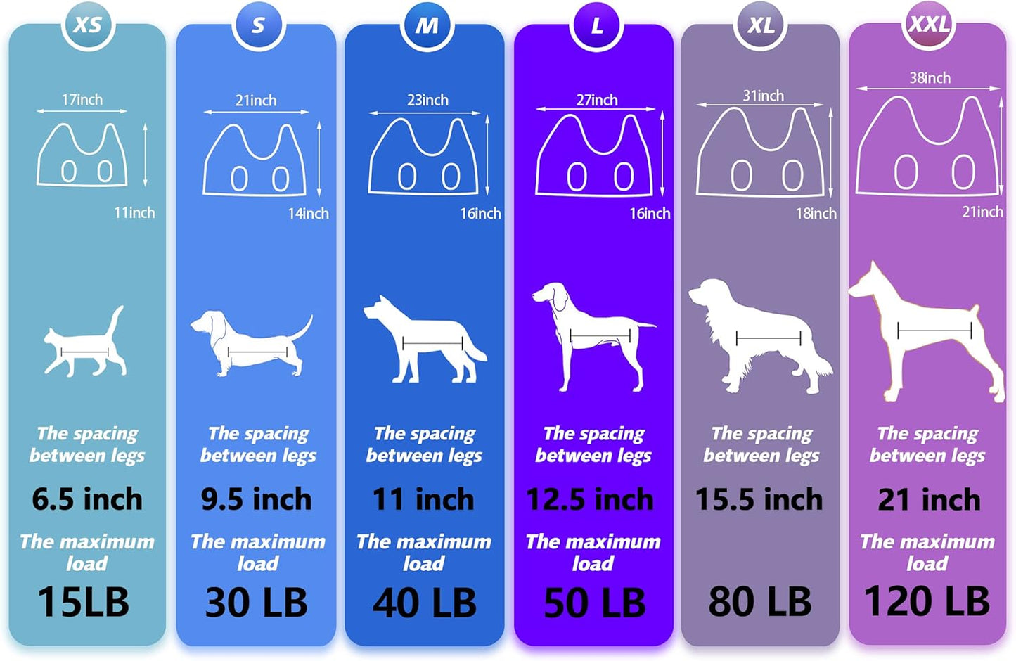 Dog Grooming Hammock - Pet Harness for Grooming Nail Trimming (XXL 120lb), Dog Sling for Nail Clipping, Dog Hanging Holder for Cutting Nail with Nail Clippers