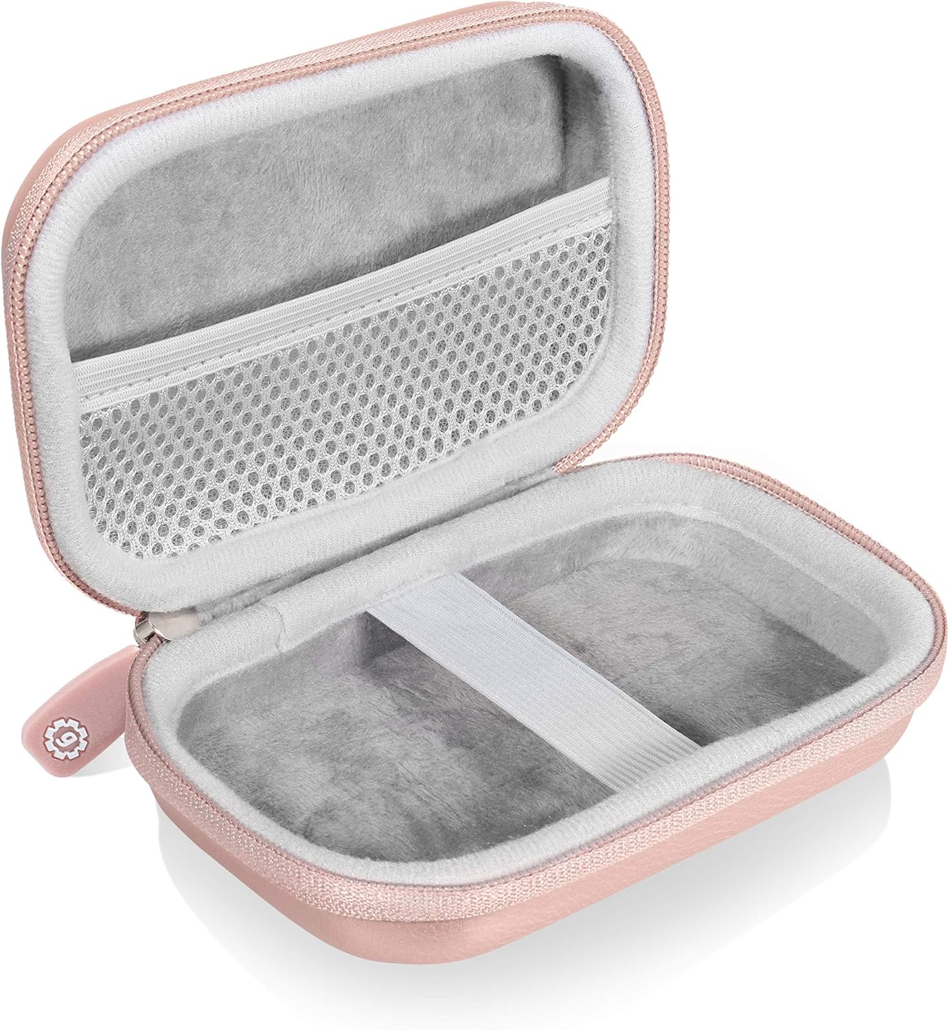 Getgear Portable Case Compatible with UnionSine Ultra Slim Portable External Hard Drive 1TB, 4TB, 750GB and All Others (Pink)