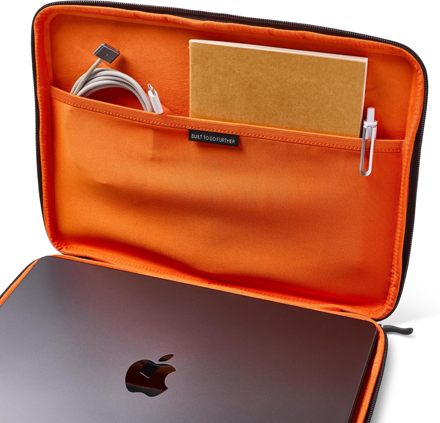 UAG Laptop Sleeve Case, Medium Sleeve, Fits Up to 13-14" Laptop, Shockproof Protective Carrying Computer Bag with Micro-Suede Lining and Interior Accessory Pocket, Dark Grey