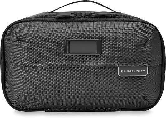 Briggs & Riley Expandable Essentials Kit - Toiletry Travel Bags for Women & Men, Organizer for Vacation, Compact Dopp Kit for Bathroom Accessories, Makeup, & Skincare - Baseline Collection