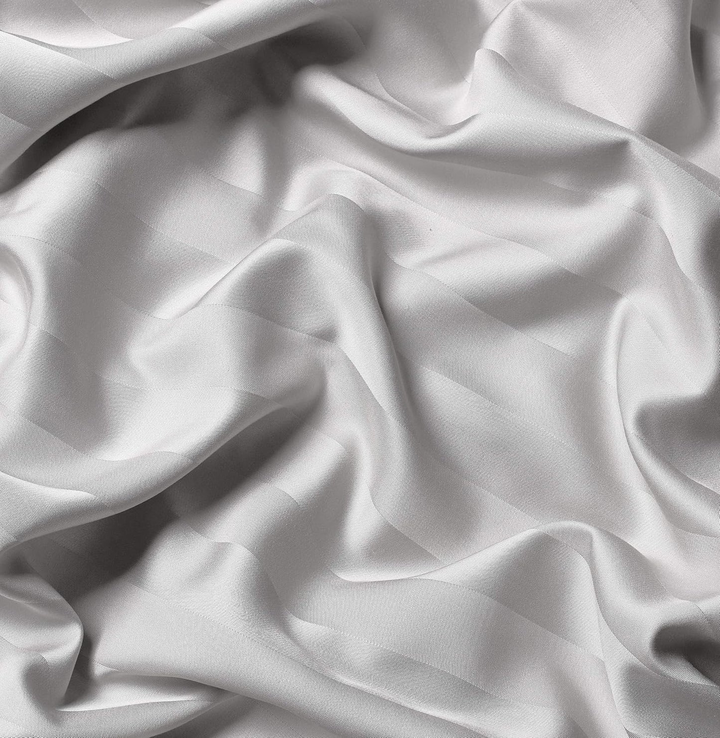 King Pillowcases by Pure Bamboo, Genuine 100% Organic Viscose Derived from Bamboo, Luxuriously Soft & Cooling, Double Stitching, Envelope Closure (2 King Pillowcases, Jacquard White)
